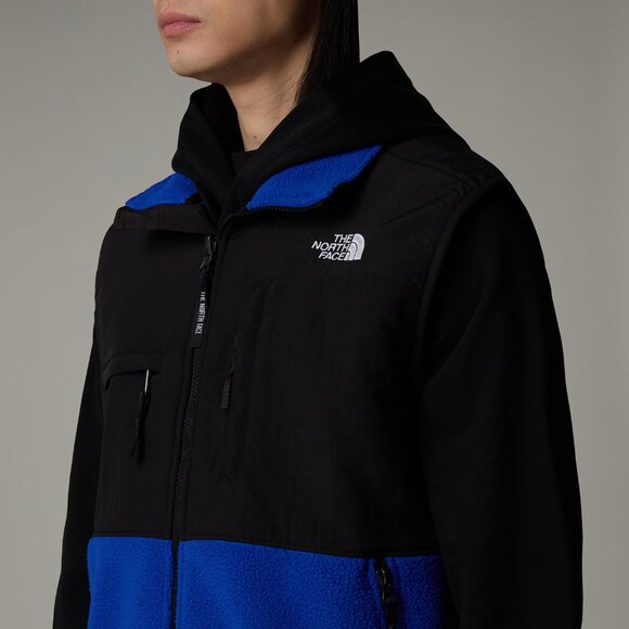 The North Face Men's Retro Denali Vest Gilet Men's Size L $150 Black Blue - Picture 7 of 12